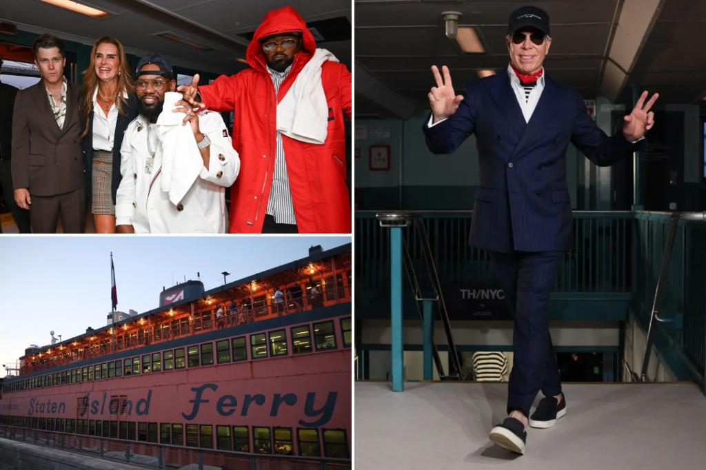 Exclusive | Tommy Hilfiger's fashion show aboard the Staten Island Ferry featured a performance by the Wu-Tang Clan - Idris Damson, Brooke Shields